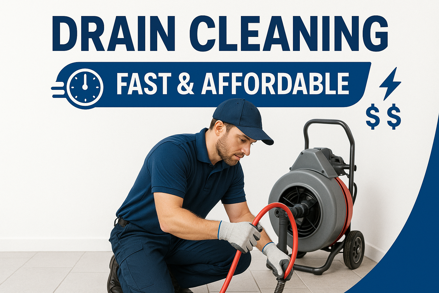 Drain Cleaning – Fast & Affordable